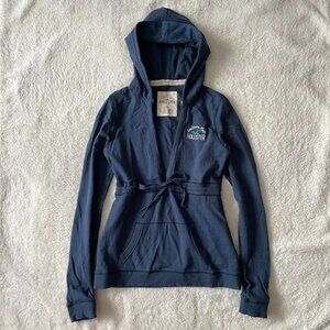 Navy Hollister Babydoll Top / Hoodie
